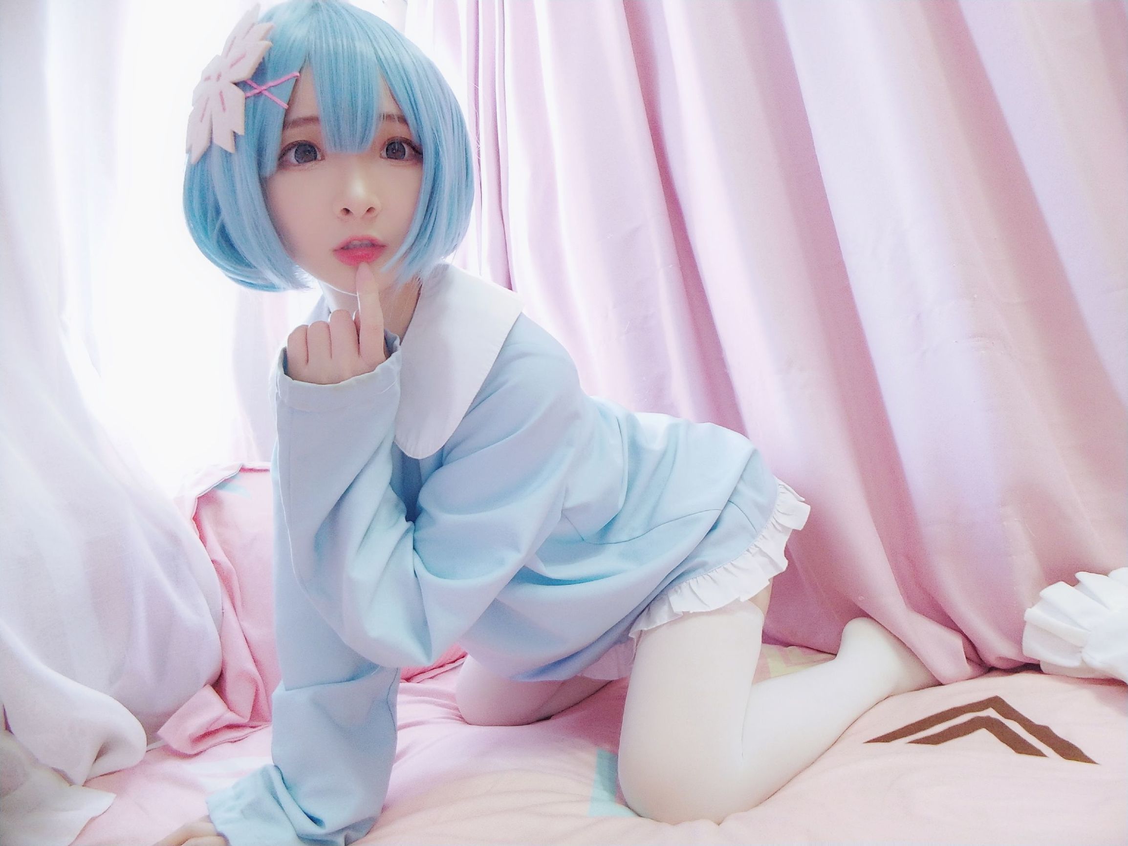 [COS福利]二次元美女古川kagura蕾姆幼年插图5